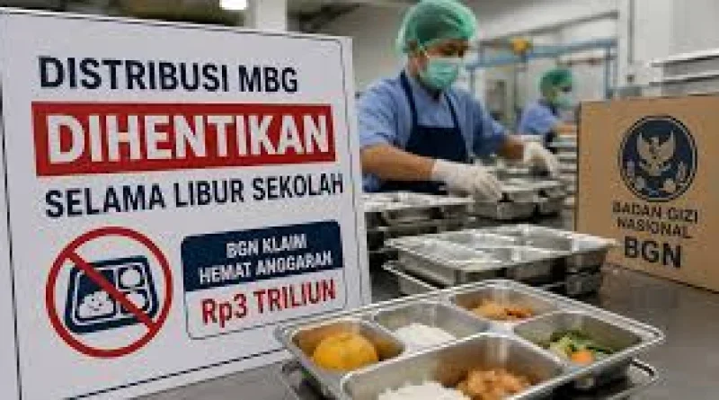 BGN Hentikan MBG Selama Libur Sekolah, Hemat Anggaran Rp 3 T